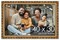 40x30 Solid Wood Antique Picture Frame with UV-Resistant Acrylic & Acid-Free Backing, Available in 4 Finishes: Bronze, Gold, Silver, and Gold with Black
